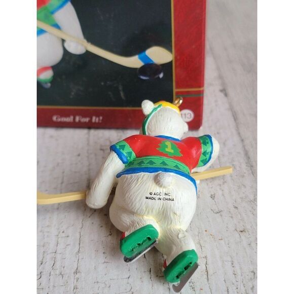Carlton Cards goal for it! ornament Xmas - Picture 5 of 6